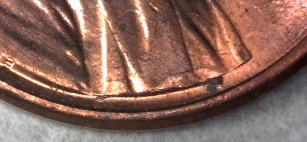 1986-P-Lincoln-Memorial-Cent-With-Nice-Rim-To-Rim-Die-Crack-Found-CRH!